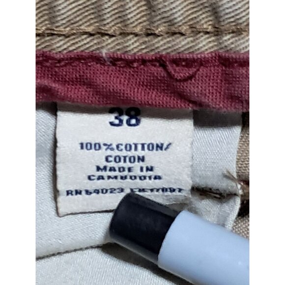 Old Navy Cargo Shorts Mens Size 38 Khaki Casual 100% Cotton Durable Design Y2K - Picture 3 of 8